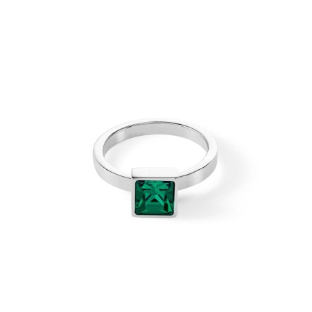 Кольцо Coeur de Lion, Dark Green-Silver, 0500/40-0548 60